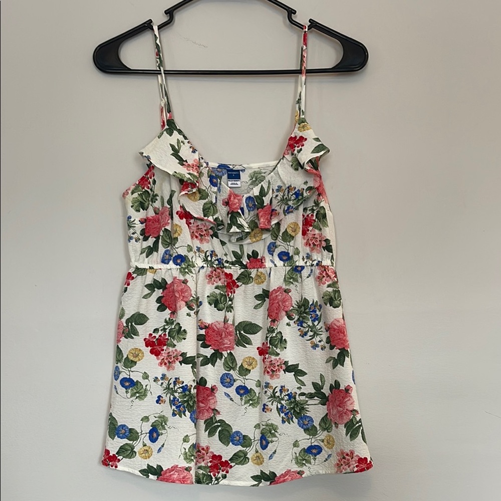 Floral Print Women's Maternity Top